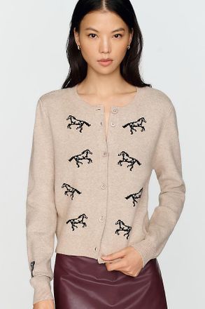 Hunter Horse Cardigan