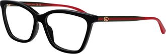 Gucci Stijlvolle Optische Bril Gg 1989O - Dames - Brillen - Zwart - 56 MM - Accessoires