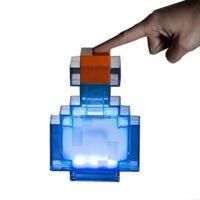 OEM L&aacute;mpara De Escritorio Led Con Forma De Botella De Minecraft, Luz Nocturna Que Cambia De Color, 18 Cm - Crezuo