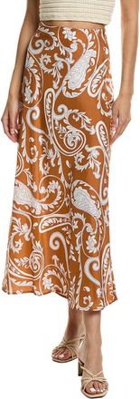 Tyler B&ouml;e Edie Silk Midi Skirt