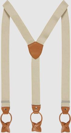 Lloyd Hosenträger in Y-Form in Ecru, Größe 1