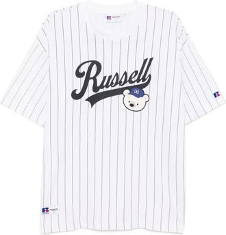 Chocoolate x Russel Athletic T-shirt con stampa - Bianco