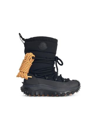 Moncler Trailgrip Apr&egrave;s Black Polyamide Blend High Boots