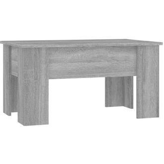 vidaXL Mesa De Centro Madera De Ingenier&iacute;a Gris Sonoma 79x49x41 Cm Vidaxl