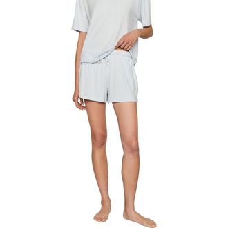Eberjey Gisele Stretch Modal Pajama Shorts in Ice Blue at Nordstrom, Size X-Large