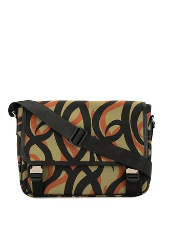 Ports V Messengertas met print - Groen