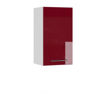 Vicco Estantes De Ba&ntilde;o Fame-line, Rojo Burdeos Alto Brillo, 40 X 72 Cm