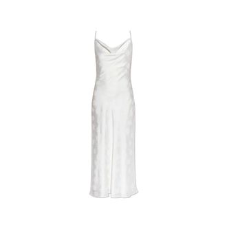 Rotate ROTATE Birger Christensen, Party Dresses, female, White, Size: XS Floral Motif Dress