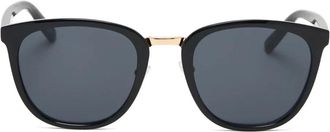 Le Specs Eclipse round-frame sunglasses - Zwart