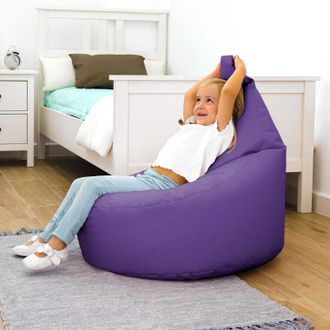 Happers Happers - Puff Butaca Polipiel Lila Infantil
