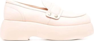 AGL Loafers - Dames - Loafers - Beige - 41 EU - Leer - Schoenen