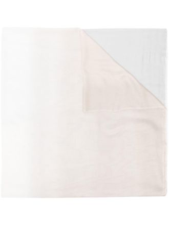 Faliero Sarti gradient-effect detail scarf - women - Modal/Silk - One Size - Grey
