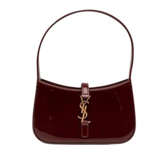 Saint Laurent Pre-owned Shoulder Bags, female, Red, Size: ONE SIZE Pre-owned Mini Le 5 a 7