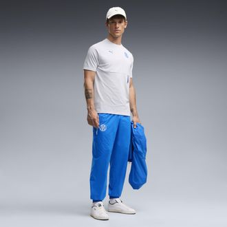 Puma Pantaloni in tessuto Olympique de Marseille PUMATECH da uomo, Accessori, Blu, 3XL