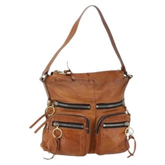 Chlo&eacute; Pre-owned Shoulder Bags, female, Brown, Size: ONE SIZE Pre-owned Leather Shoulder Bag