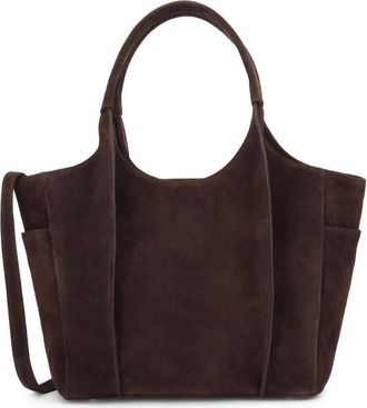Kazar Suede Shopper - Dames - Handtassen - Bruin - ONE Size - Leer - Tassen