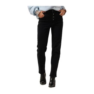 Harper & Yve Slim Fit Jeans Yael-pa - Dames - Jeans - Zwart - Maat: W25 Katoen