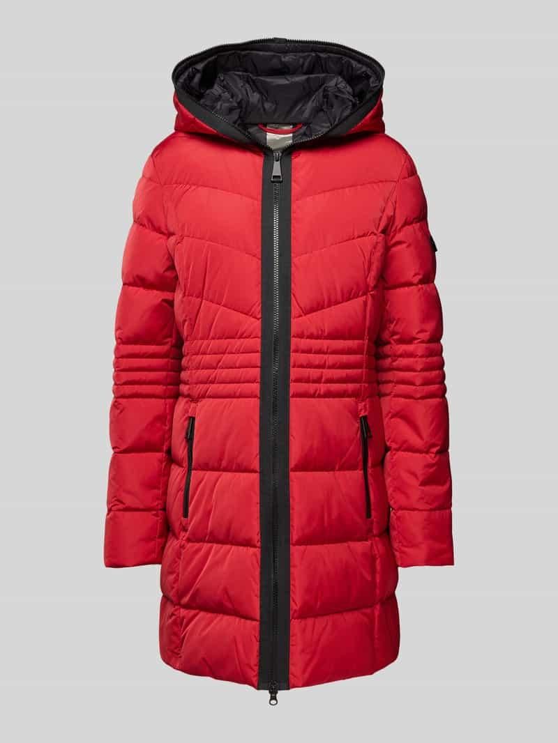 Red Label S Oliver Roter Mantel Mit Kapuze Rote Mäntel Für Damen