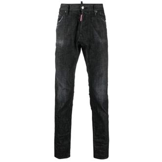 Dsquared2 Hombre, Vaqueros, Negro, Talla: XS