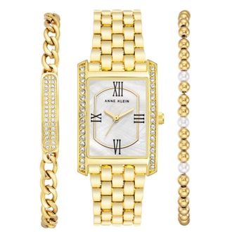 Anne Klein Womens Classic White Dial Watch