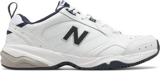 New Balance Mens Mw624 Walking Shoes In White/ Navy