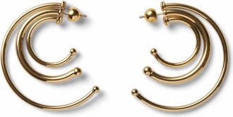 Panconesi Concentric Golden Hoop Earrings