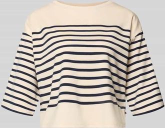 robe l&eacute;g&egrave;re Boxy Fit T-Shirt mit 3/4-Arm in Offwhite, Gr&ouml;&szlig;e XL