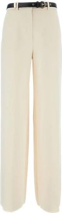 Max Mara Broeken, Dames, Beige, 2Xs, Leer, Cady Broeken