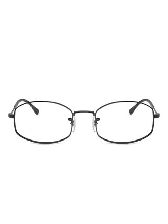 Ray-Ban RX6510 rectangle-frame glasses - Black