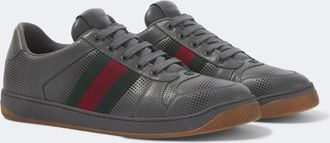 Gucci Screener perforated leather sneakers