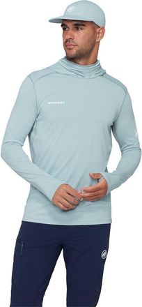 Mammut Selun Fl Sun Hooded Shirt - Mens in Nebla at Nordstrom, Size Xx-Large