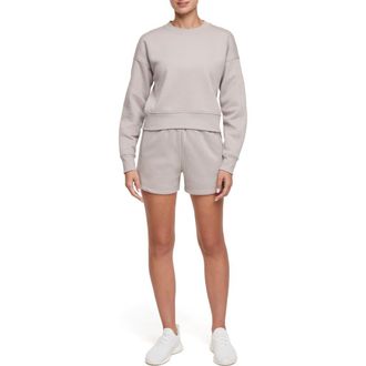 Balance Collection Wren Fleece Sweatshirt & Shorts Set in Atmosphere at Nordstrom Rack, Size Large