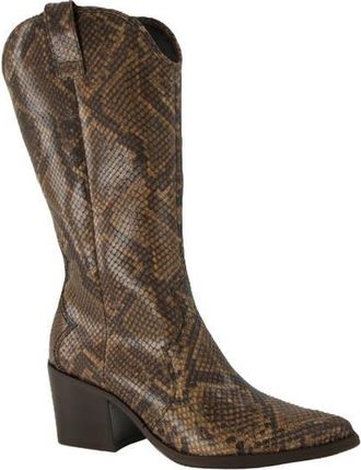 Paul Green Easton Western Boot in Boa Earth at Nordstrom, Size 10.5
