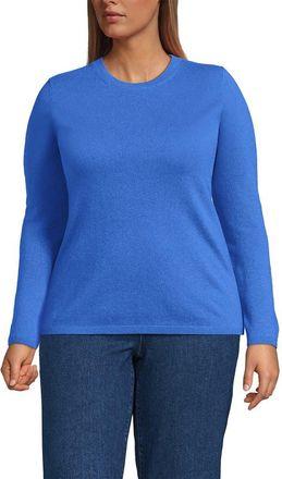 Lands End Cashmere Sweater in Mute Cobalt Blue at Nordstrom, Size 3X
