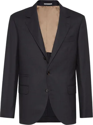 Brunello Cucinelli Houndstooth Virgin-wool Blazer
