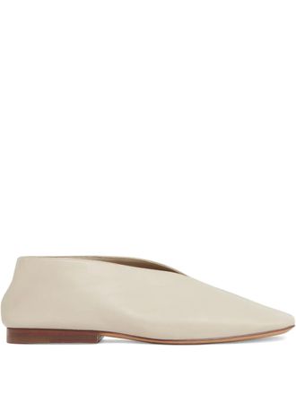 Mansur Gavriel Leren ballerinas - LIGHT GREY