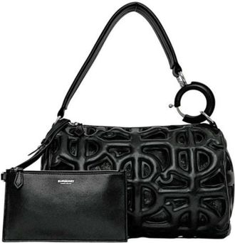 Burberry Pre-owned Vintage Schoudertas - Dames - Vintage Schoudertas - Zwart - ONE Size - Leer - Vintage