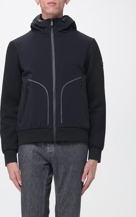 Peuterey Viscose Blend Hooded Sweatshirt with Two-Way Zip Closure