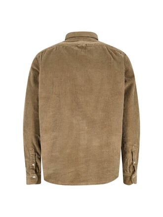 Finamore Mens Shirts Brown Cotton