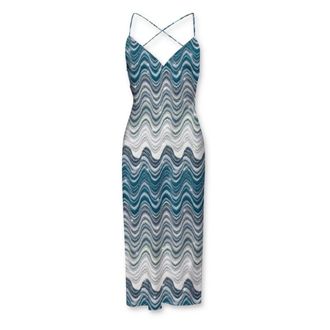 MC2 Saint Barth Stijlvolle Jurk - Dames - Casual kleedjes - Blauw - L - Kleedjes
