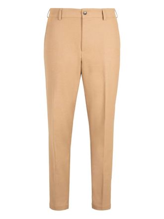 BOSS elasticated-waist trousers - Brown