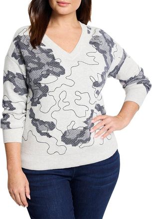 Nic+Zoe Nic + Zoe Plus Direction Drift Sweater
