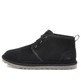 UGG Neumel Corduroy Flat Short Boots Black 1114196-BLK