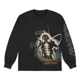 Travis Scott FW22 Beetle Jack Long Sleeve Tee Black TS-22FW004