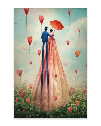 iCanvas Icanvas Good Morning Print On Acrylic Glass By Catrin Welz-Stein