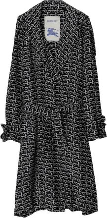 Burberry silk trench coat - men - Silk - 46 - Black