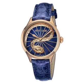 Roberto Cavalli by Franck Muller Quartz Blue Dial Ladies Watch FWLFB2-IFAAL-FM136