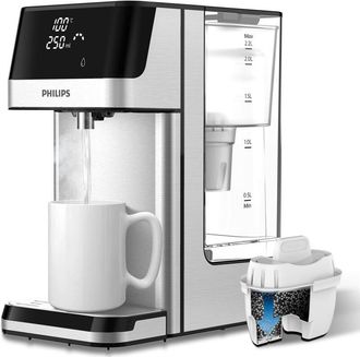 Philips Water station de Water, Dispenser de Acqua calda filtrata, Capacit&agrave; de 2,2 l, 6 preselezioni de Temperatura, Display touchscreen - Philips