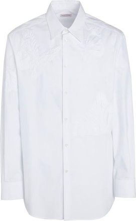 Valentino White Cotton Dress Mens Shirt