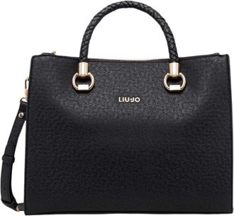 Liu Jo Satchel - Dames - Handtassen - Zwart - ONE Size - Leer - Tassen